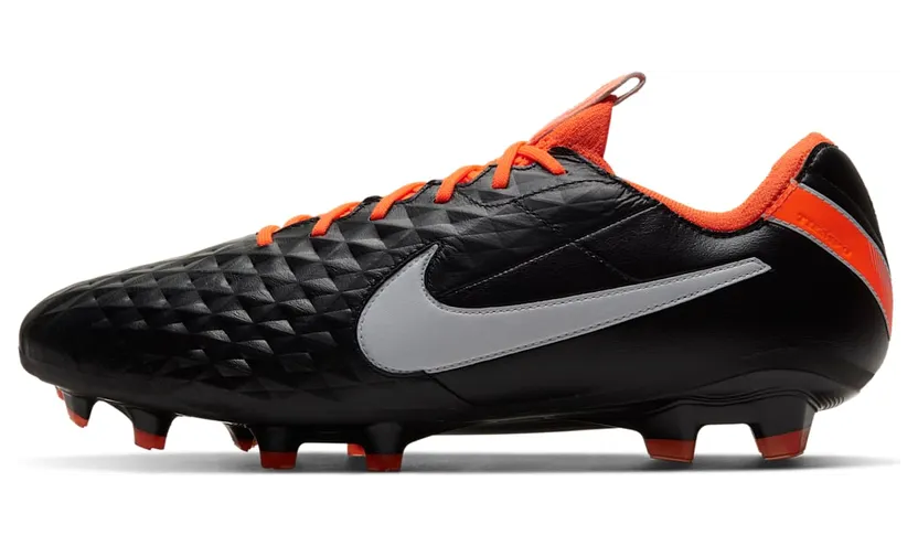 Nike Tiempo Legend 8 Elite FG “Black / Orange” (CI7587-018)