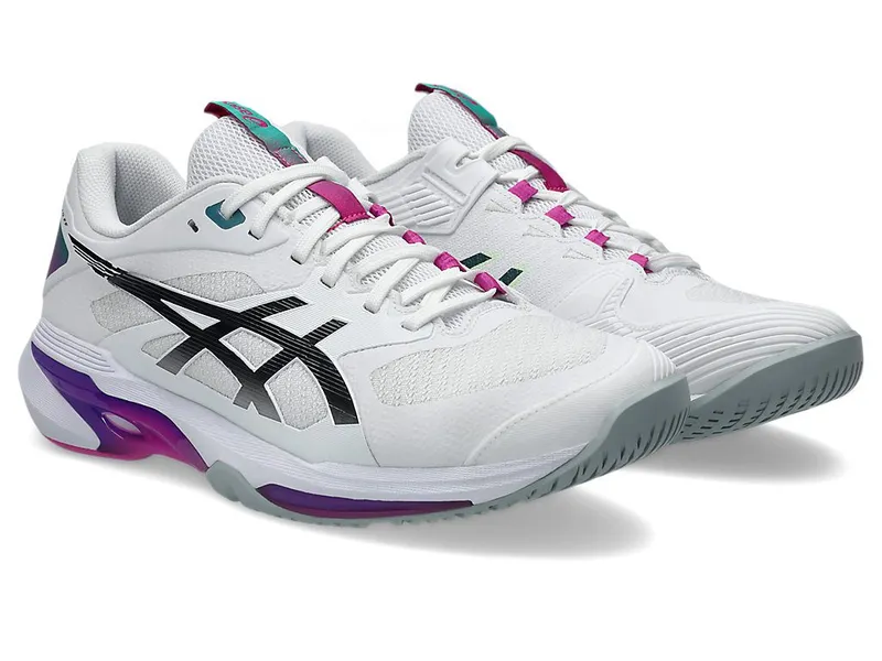 ASICS SOLUTION SPEED FF 4 “White / Digital Sakura” (1041A532-101)