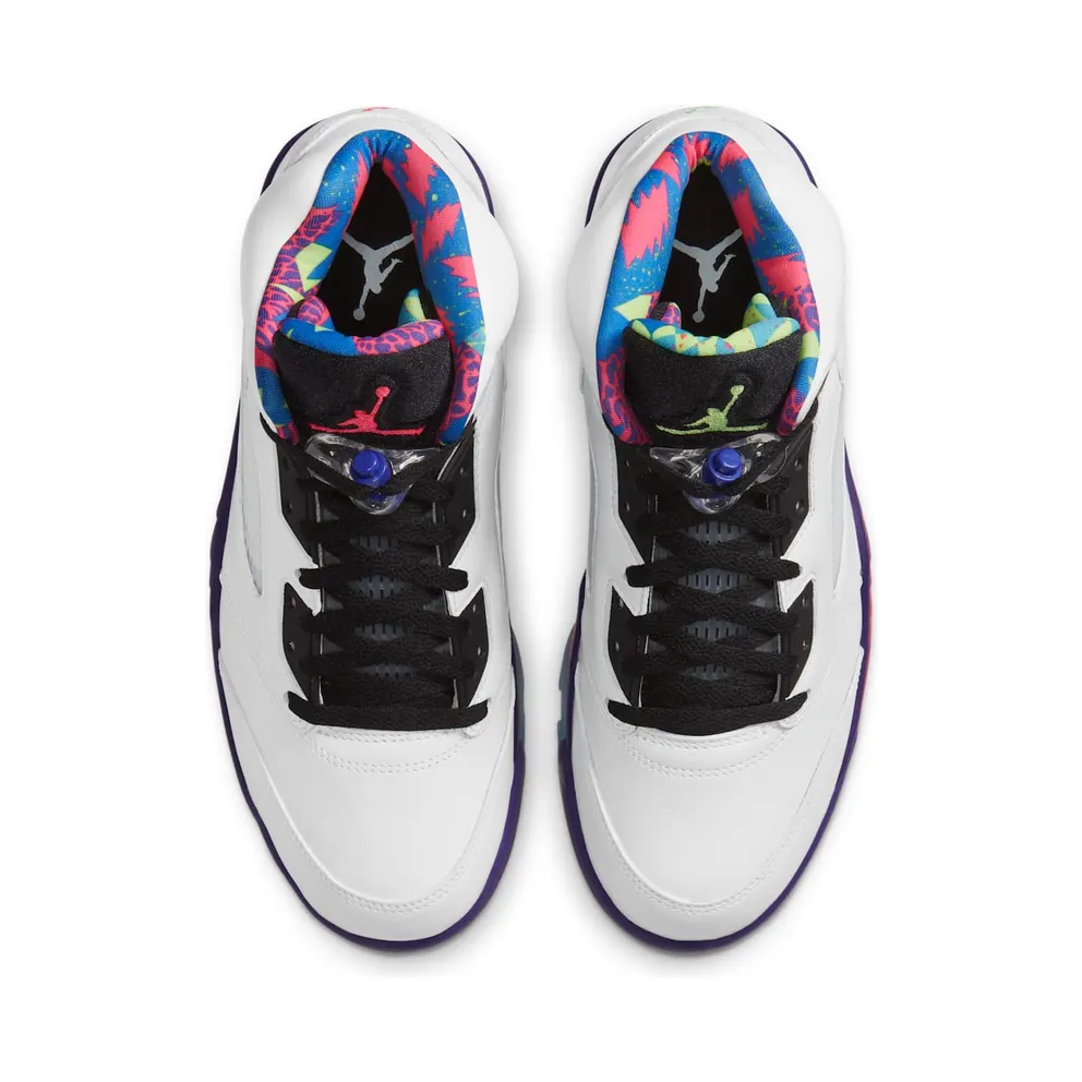 Jordan 5 Retro Alternate Bel-Air White/Court Purple-Racer Pink-Ghost Green (DB3335-100)