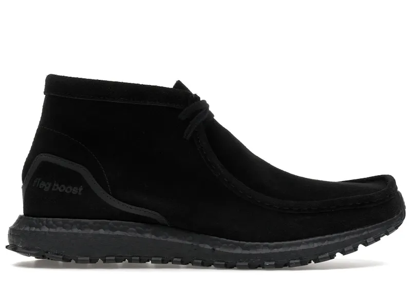 adidas x Clarks Originals Ultra Boost Wallabee Mid Ronnie Fieg 8th Street Black (JR6730)