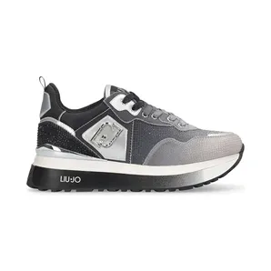Liu·jo Satin/Strass Black/White (BF5009TX00100054)