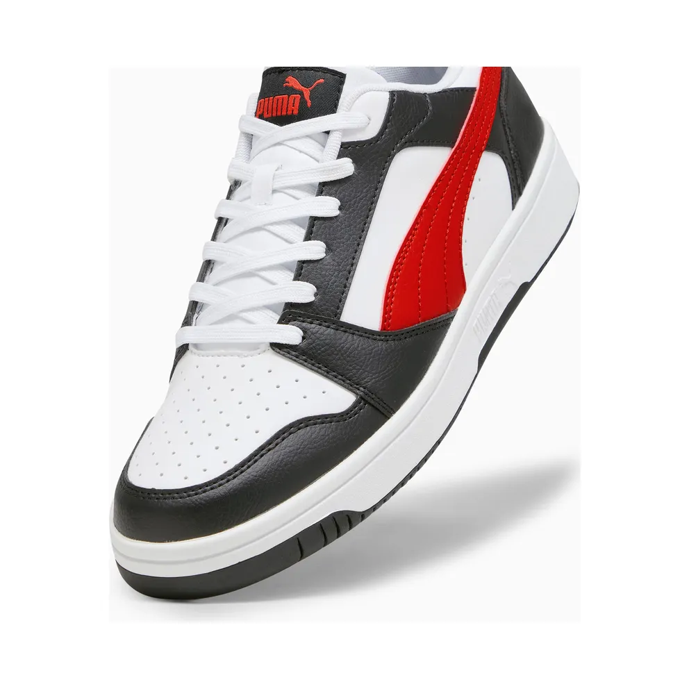 Puma Rebound V6 Laag White/Black/Red (392328-04)