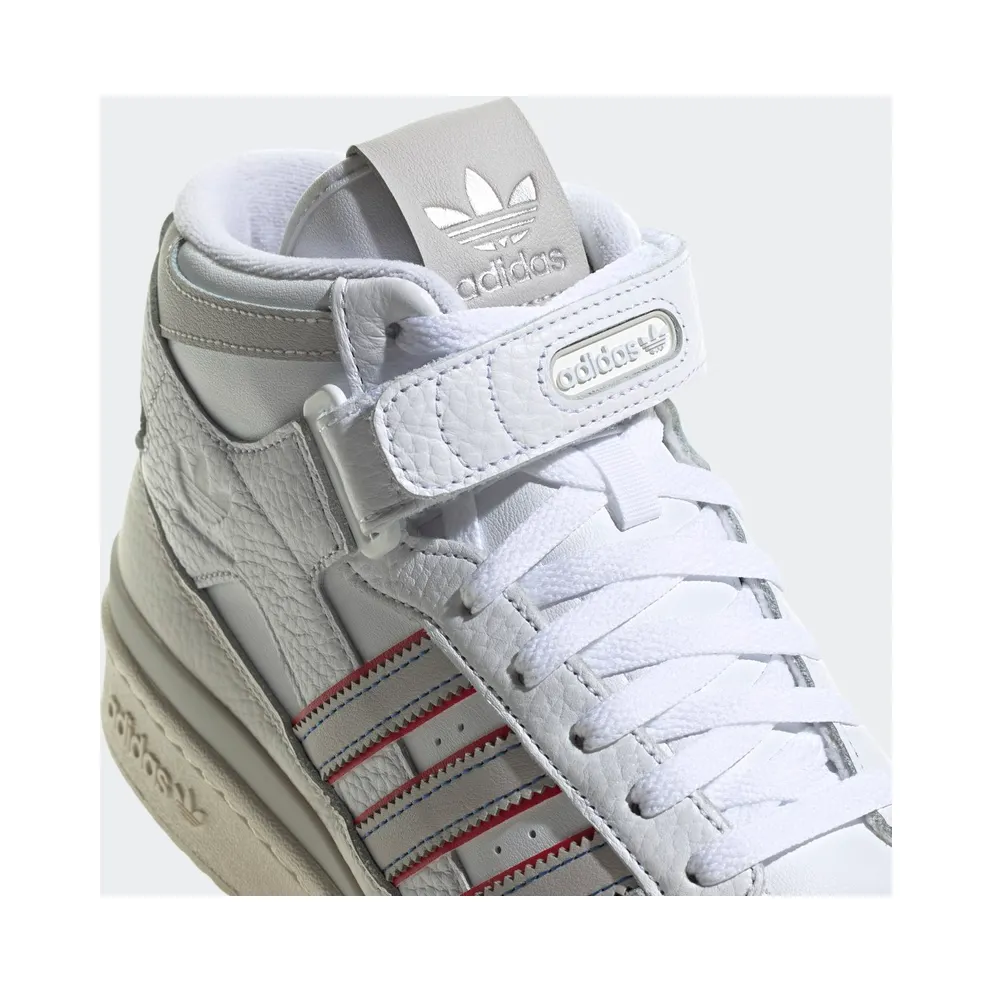 Adidas Forum Mid Cloud White / Grey One / Blue (H03434)