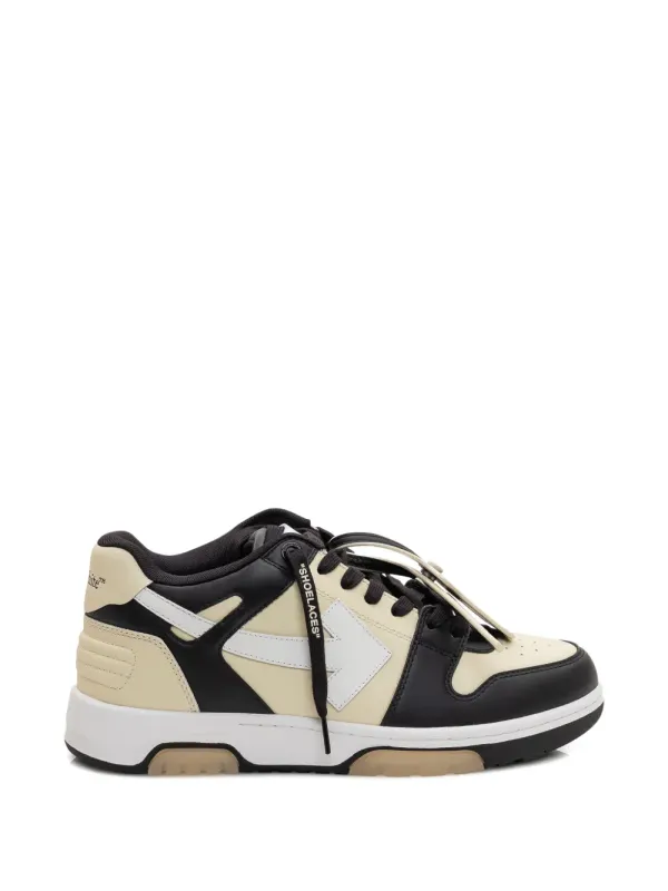 Off-White Out Of Office leren – Black (M189S6L0081087)