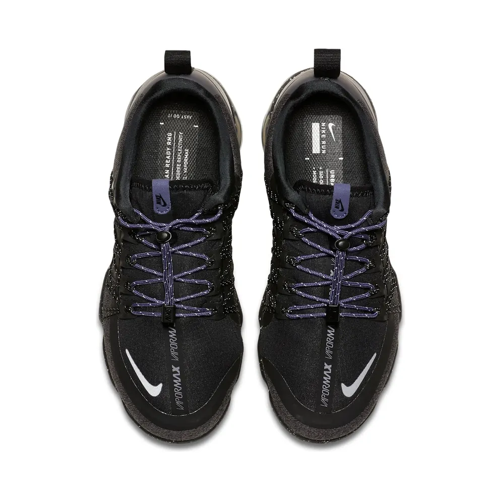 Nike Air VaporMax Run Utility Black Reflect Silver (W) Black/Reflect Silver-Thunder Grey (AQ8811-001)