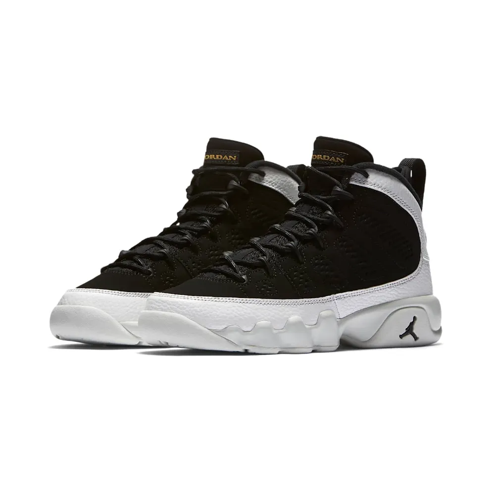 Jordan 9 Retro City of Flight (GS) Black/Black-Summit White-Metallic Gold (302359-021)
