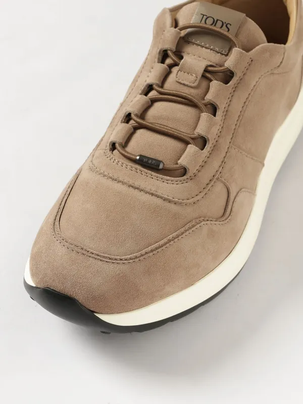 Tod’s Red Dot Suede Sneakers Earth (XXM79K0IP51J17553J) (3)
