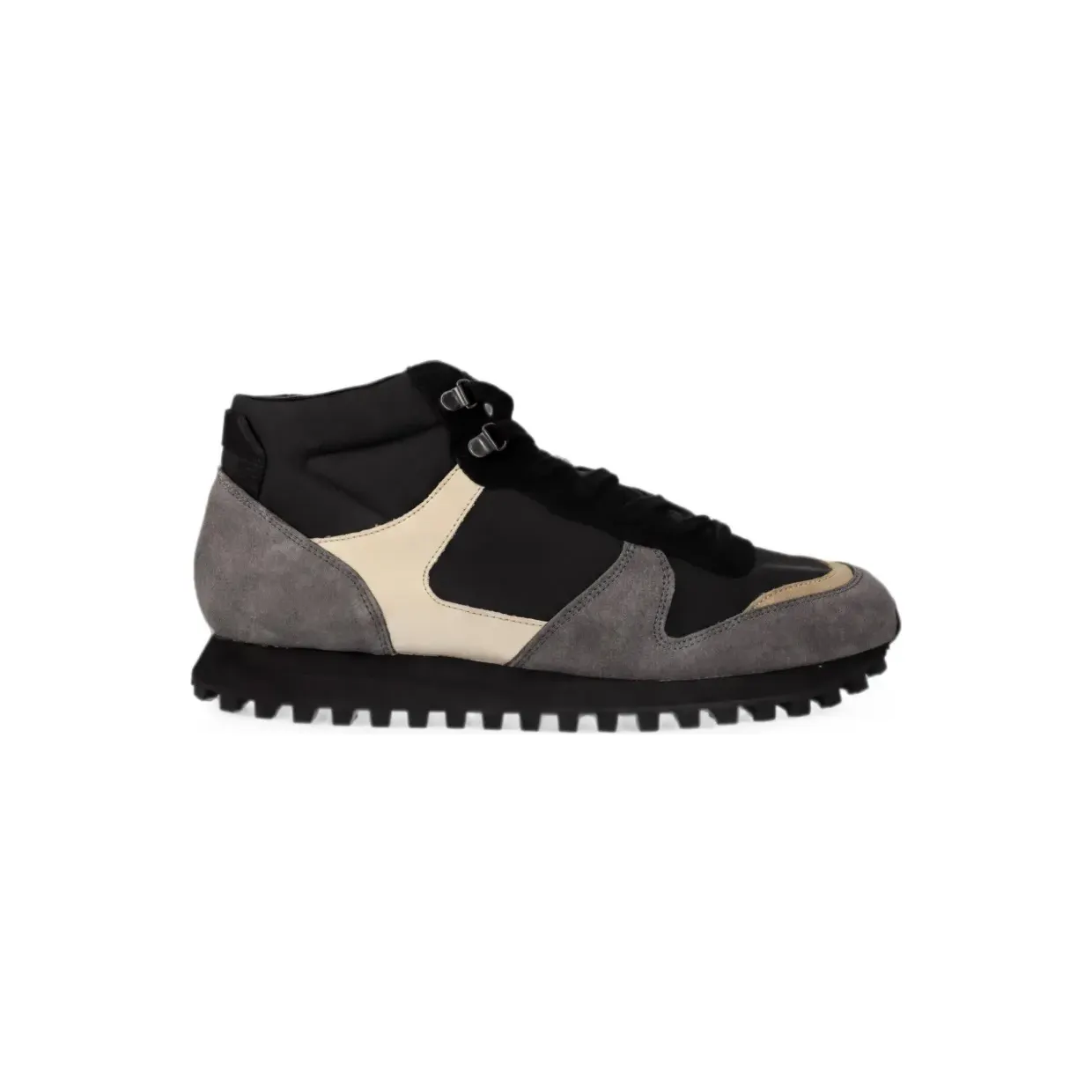 Novesta High-Top-Sneakers mit Kontrasteinsätzen “Black” (N279009982FUM615)