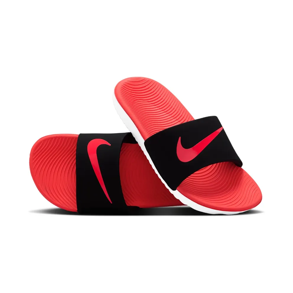 Nike Kawa Slide Black White Bright Crimson (FJ8812-003)