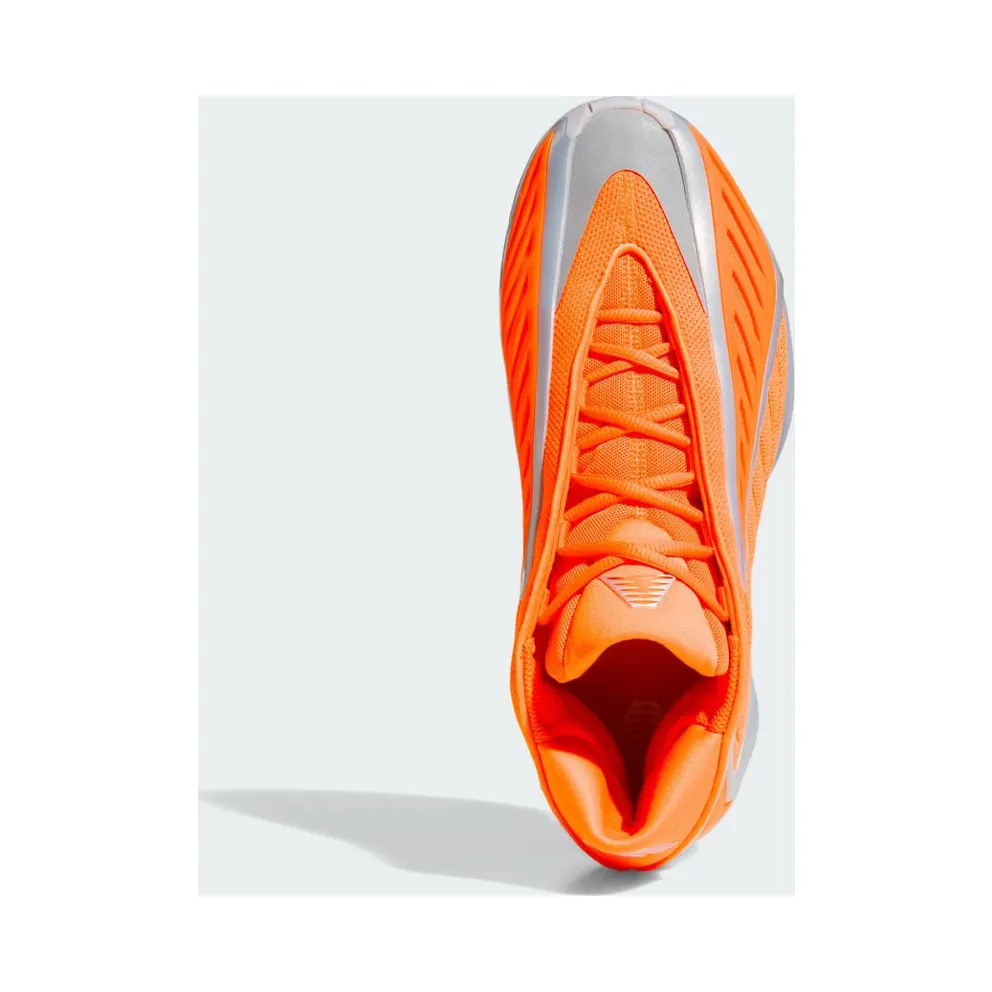 Adidas Anthony Edwards 2 Shoes Lucid Orange / Silver Metallic / Grey One (KK1390)