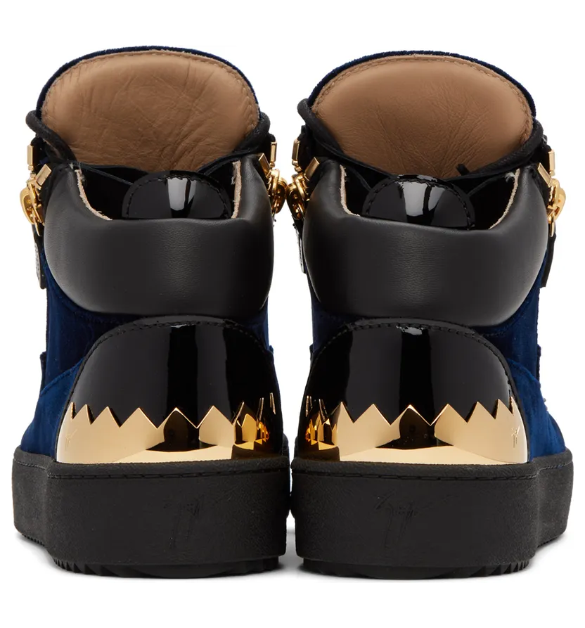 Giuseppe Zanotti Navy Veronica Sneakers (RU20065) (2)