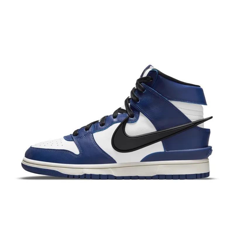 Nike x Ambush Dunk High Deep Royal Blue (2021) – “Deep Royal Blue / White / Pale Ivory / Black” (CU7544-400)