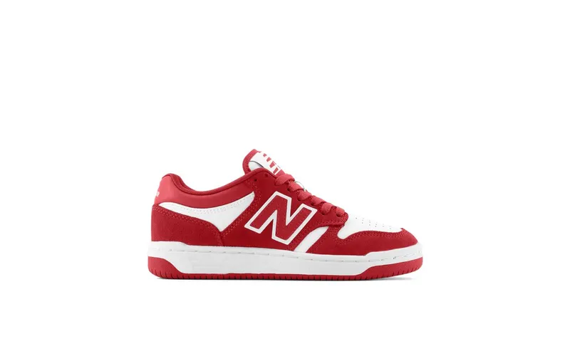 New Balance 480 White Red (GSB480WR)