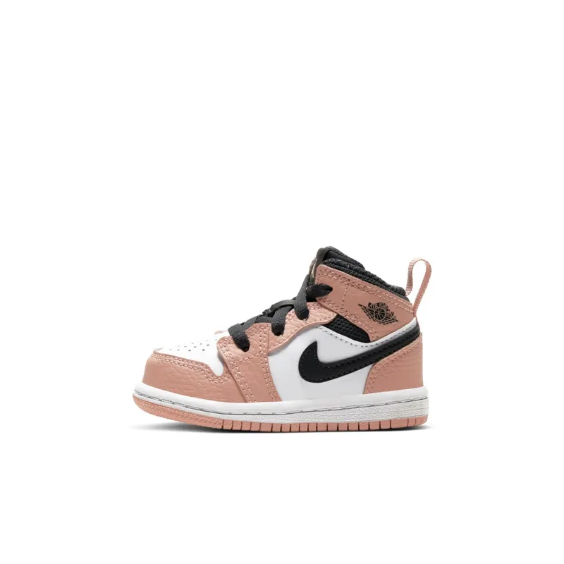 Jordan 1 Mid Pink Quartz (TD) Pink Quartz/White-Dark Smoke Grey (644507-603)