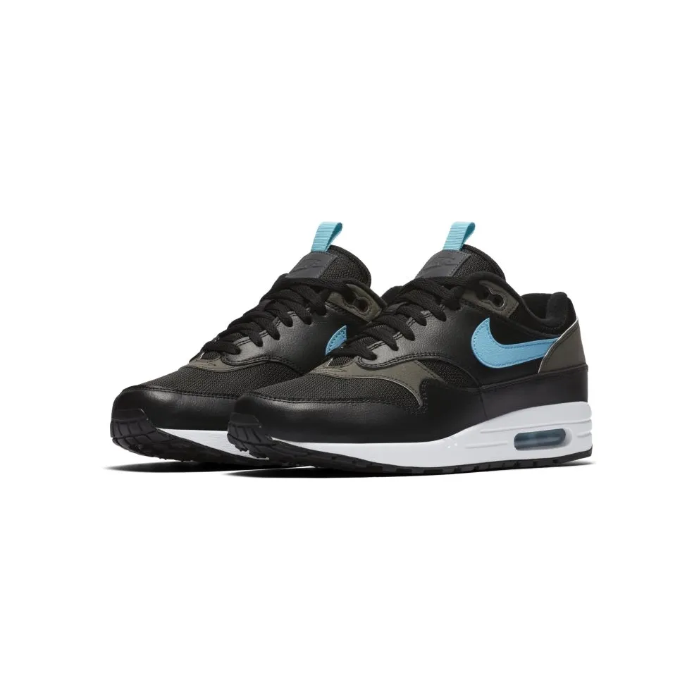 Nike Air Max 1 Tongue Tab Black Blue Fury Black/Blue Fury (CD1530-001)