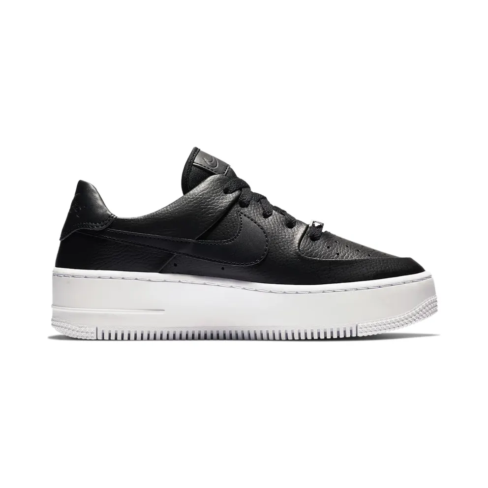 Nike Womens Air Force AF 1 Sage Low Black White (2019) (AR5339-002)