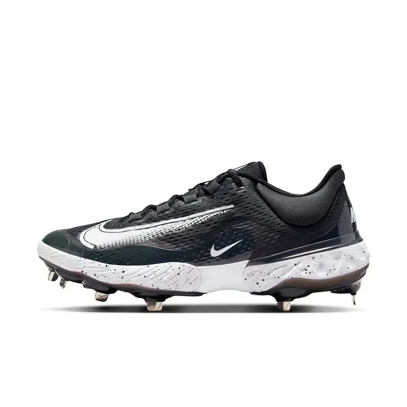 Nike Alpha Huarache Elite 4 Low Black Dark Smoke Grey White (DJ6521-003)