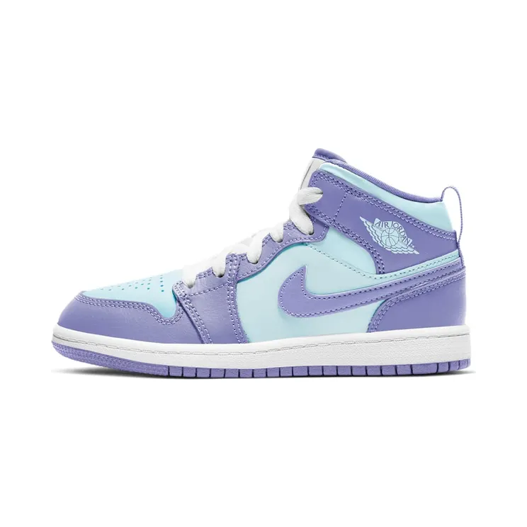 Jordan 1 Mid Purple Aqua (PS) (640734-500)