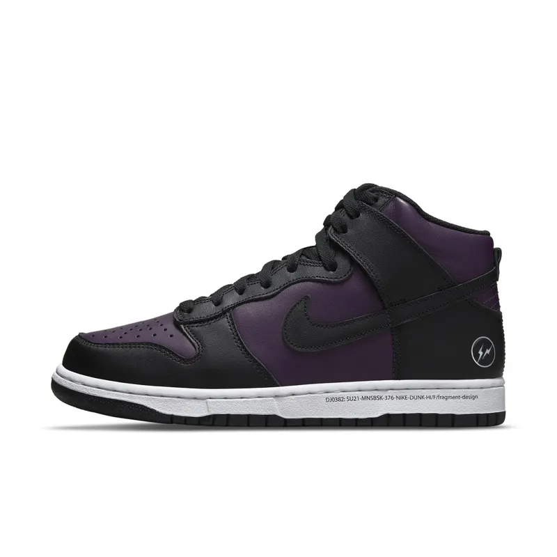Nike x Fragment Design Dunk High Beijing (2021) – “Wine / Black / White” (DJ0382-600)