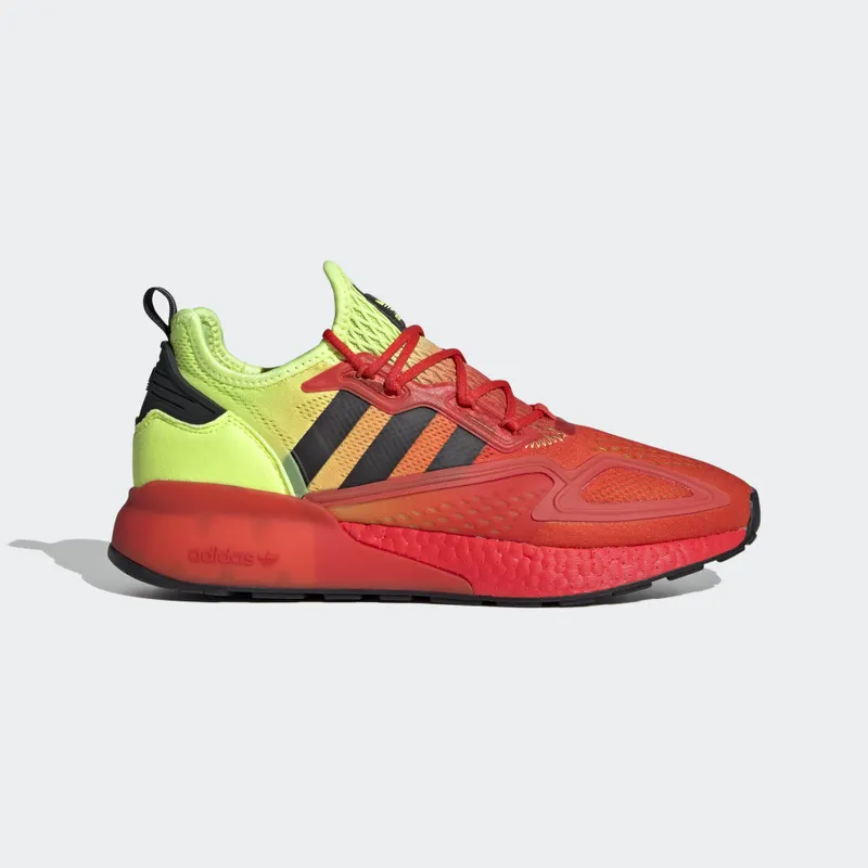 adidas  ZX 2K Boost Solar Yellow Hi Res Red Solar Yellow/Cloud White/Hi-Res Red (FW0482)
