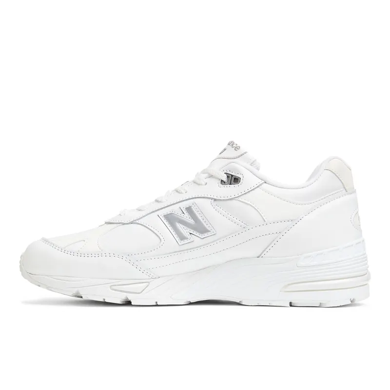 New Balance 991 MiUK White Grey (M991TW)