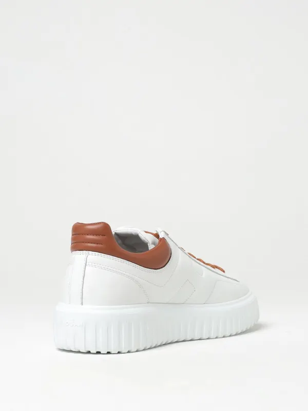 Hogan H-Stripes Leather Sneakers White 1 (HXM6450FC60LE90446) (2)