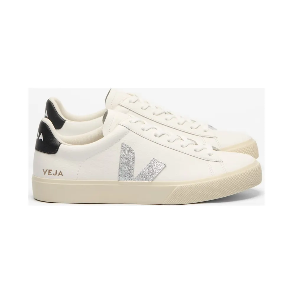 Veja Campo Leather White/ Silver/ Black (CP0521753A)
