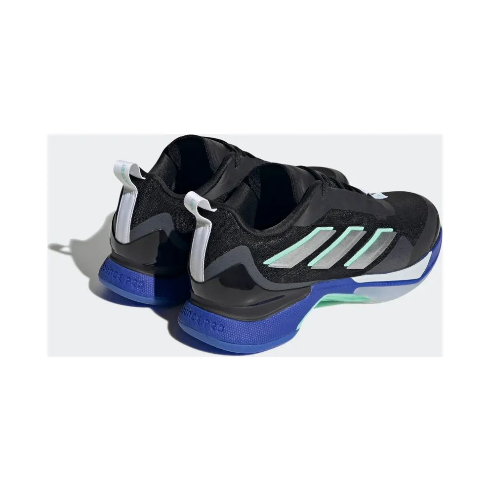 adidas AVACOURT Shoes Core Black / Silver Metallic / Lucid Blue (HQ8402)