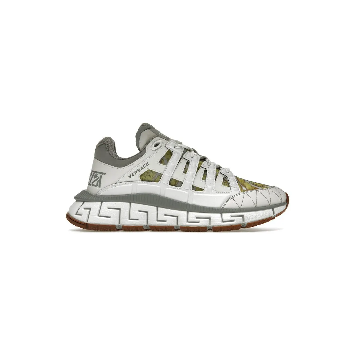 Versace Trigreca White Grey Barocco Print (DSU8094-D16TCG_D014H)