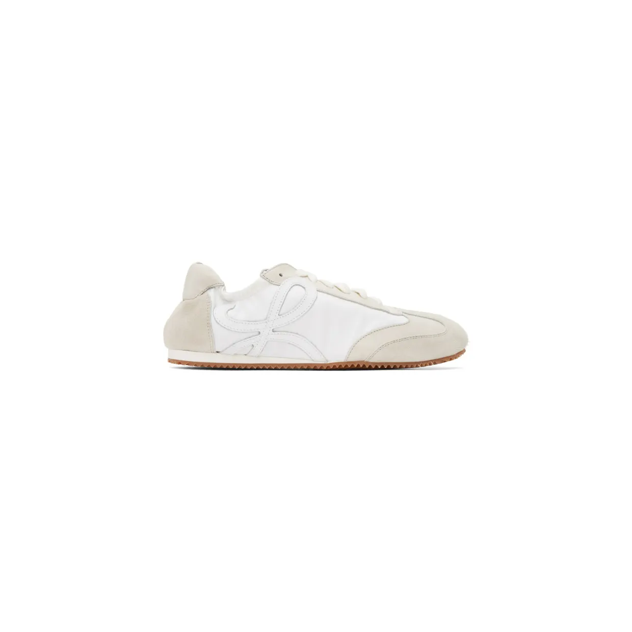 Loewe White and Off-White Ballet Runner Sneakers (M816282X01)