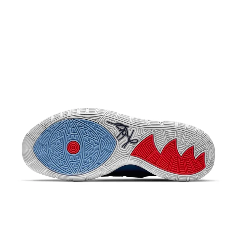 Nike Kyrie 6 USA Midnight Navy/White-Gym Red (BQ4630-402)