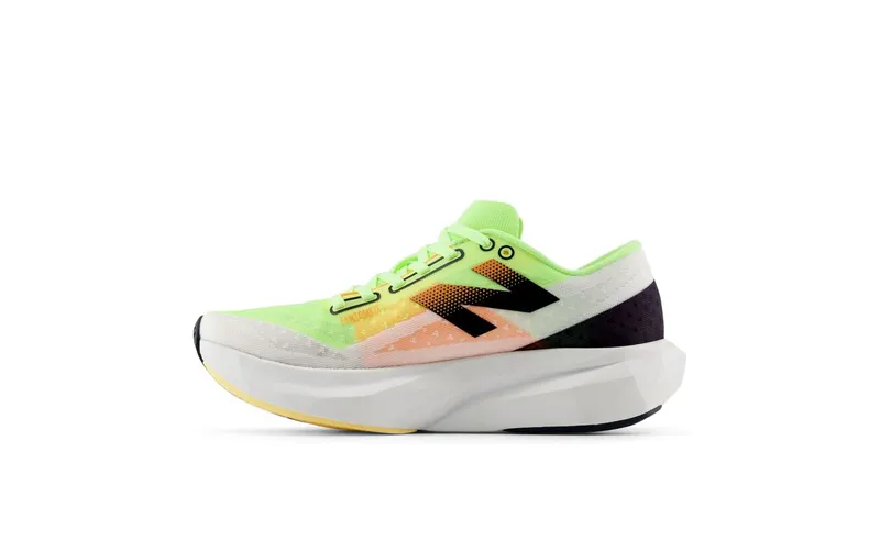 New Balance FuelCell Rebel v4 White Bleached Lime Glow (WFCXLA4)