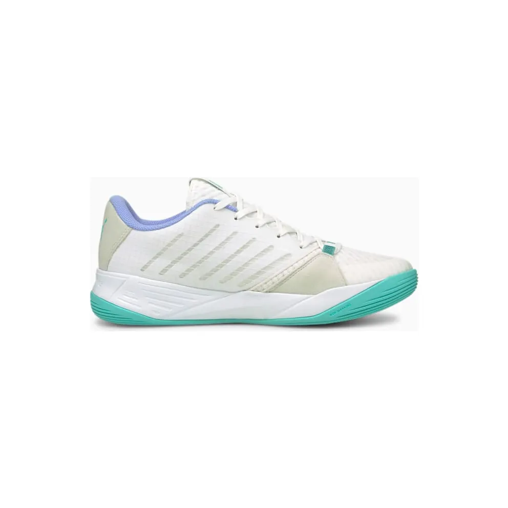 Puma Accelerate Pro W+ Damen Handballschuhe Weiß/Lila (106603-01)