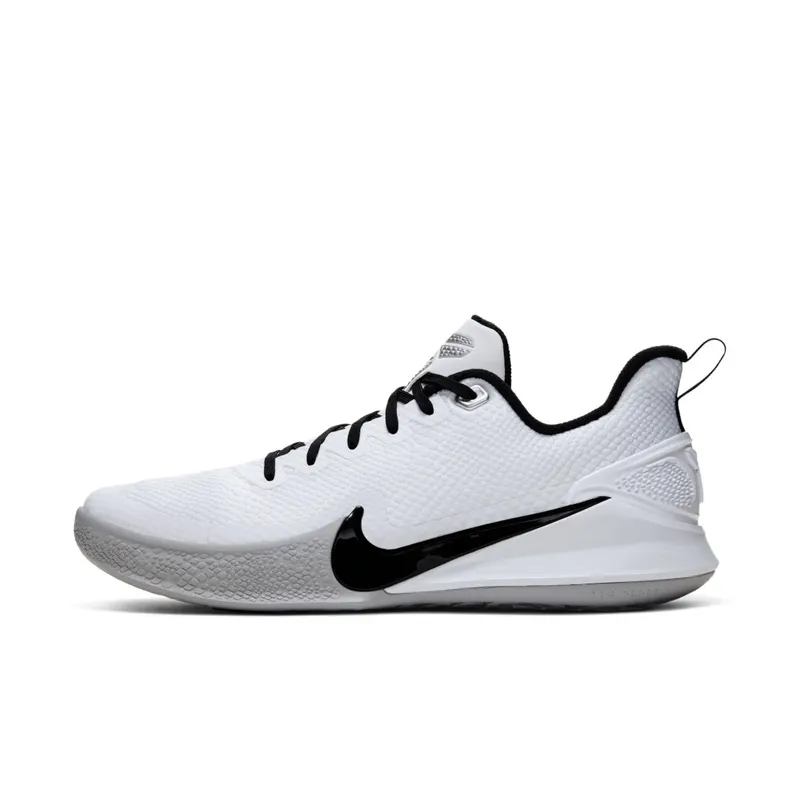 Nike Mamba Focus TB White Wolf Grey Black White/Wolf Grey-Metallic Silver-Black (AT1214-100)