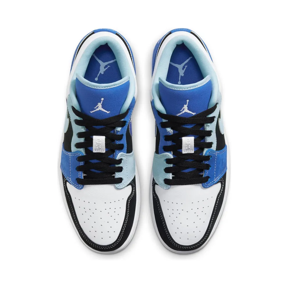 Jordan 1 Low Black Blue White Black/Blue-White-Light Blue (DH0206-400)