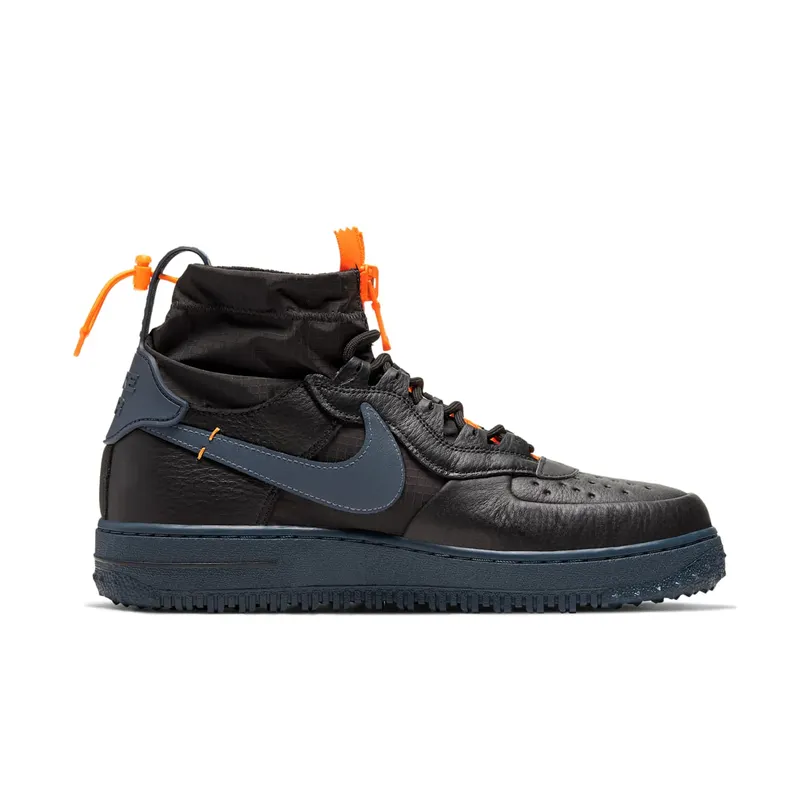 Nike Air Force 1 Winter Gore-tex Black Bright Ceramic Thunder Blue Black/Bright Ceramic-Clear-Thunder Blue (CQ7211-001)