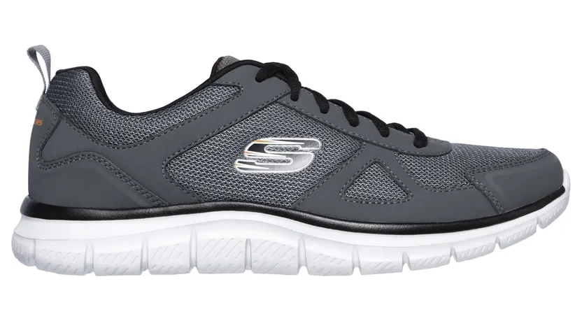 Skechers Track Sneaker Houtskool/Zwart