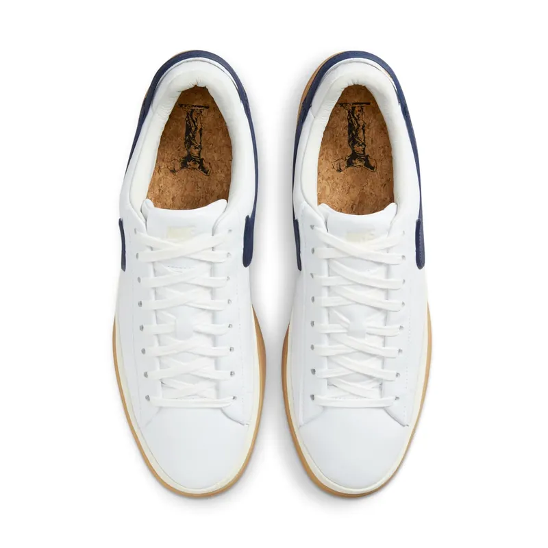 Nike Blazer Phantom Low White Summit White Gum Yellow Midnight Navy (HF3119-102)