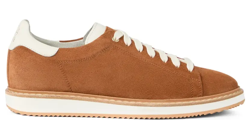 Brunello Cucinelli Sneakers aus Wildleder – Braun (MZUMEGL338CRO72)
