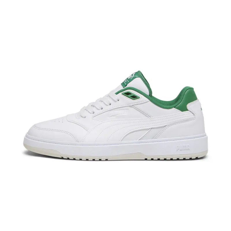 Puma Doublecourt “Puma White / Archive Green” (393284_03)