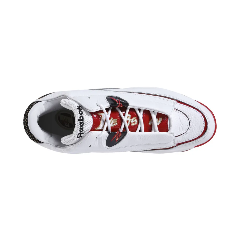 Reebok Answer DMX White Red (2018) White/Excellent Red-Brass (Other Brands Reebok)