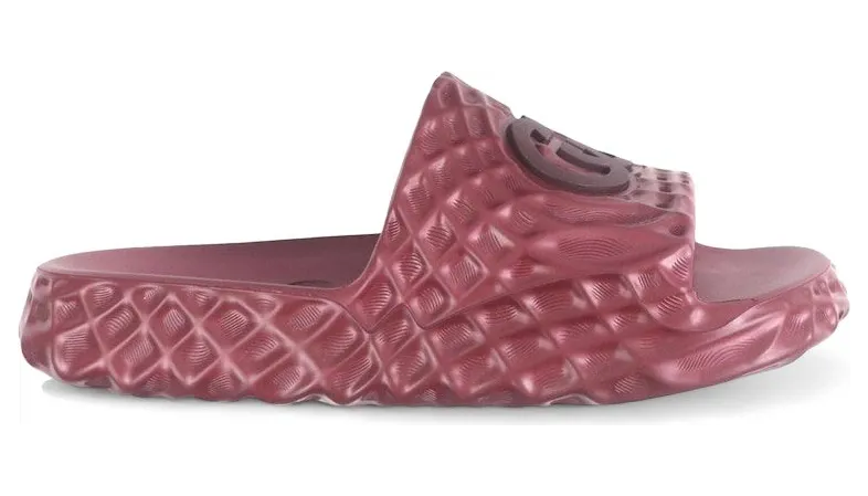 Gucci Slide Sandal Interlocking G Bordeaux Water Ripples (770801 J8710 6251)