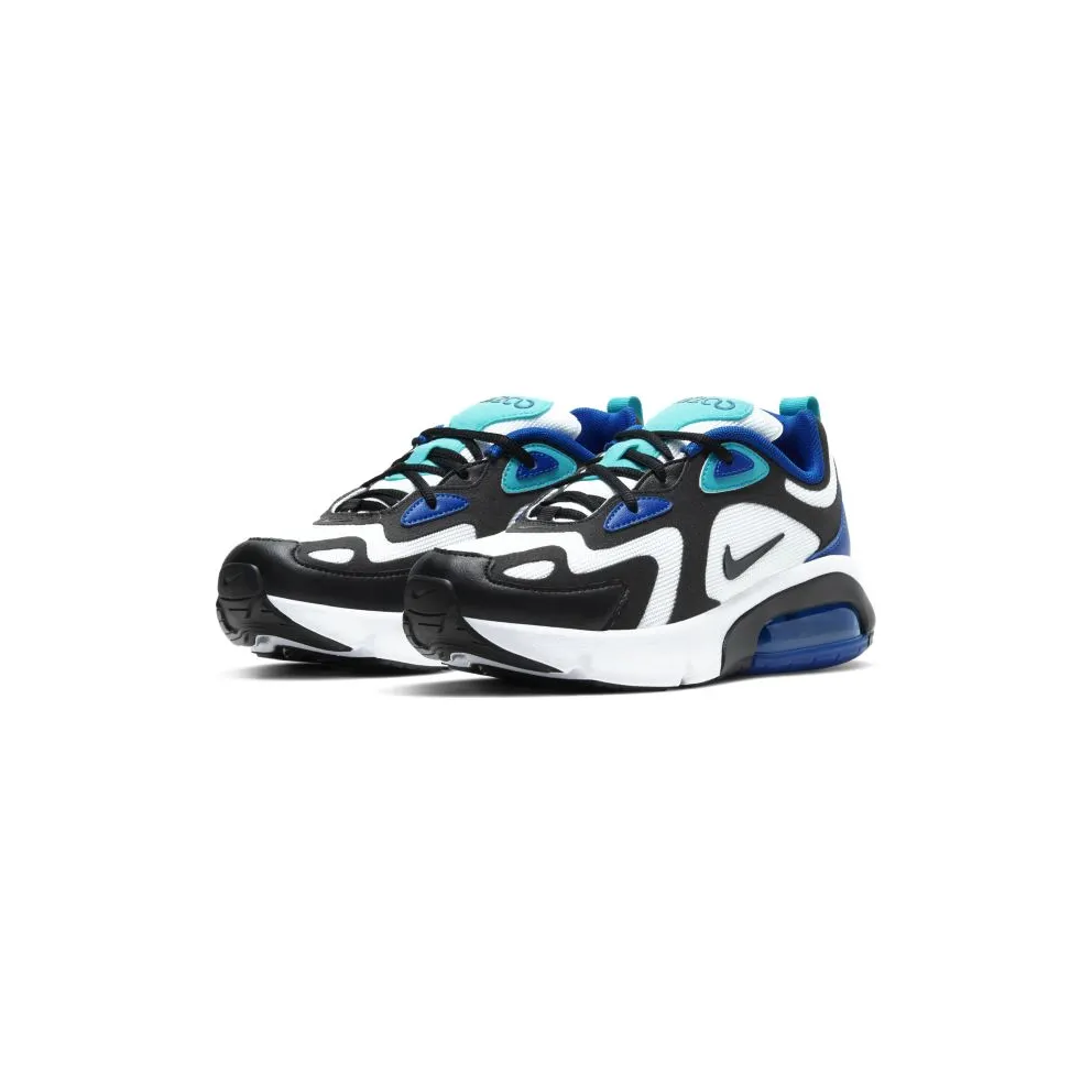 Nike Air Max 200 White Hyper Blue Oracle Aqua (GS) White/Hyper Blue-Oracle Aqua-Black (AT5627-103)