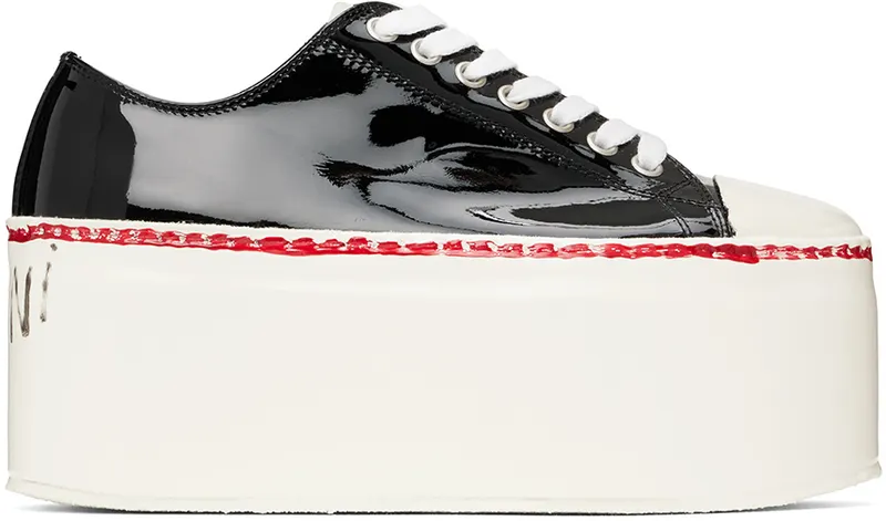 Marni Black Gooey Platform (SNZW013408 P4347)