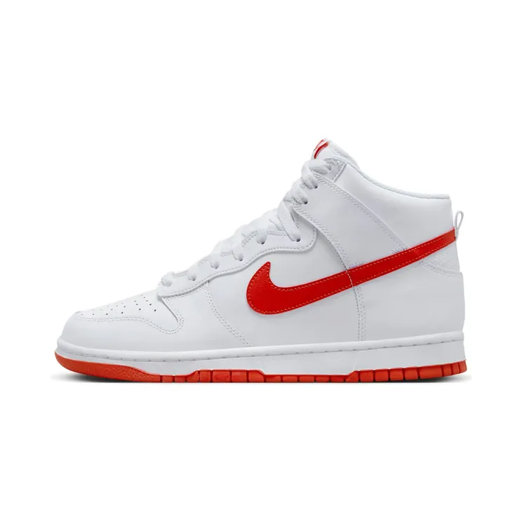 Nike Dunk High “White / Picante Red” (DV0828-100)