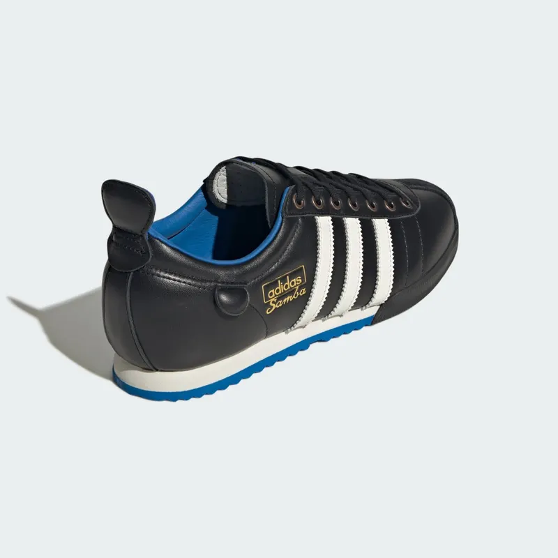 Adidas Samba 62 Core Black / Cloud White / Blue Bird (IH8603)