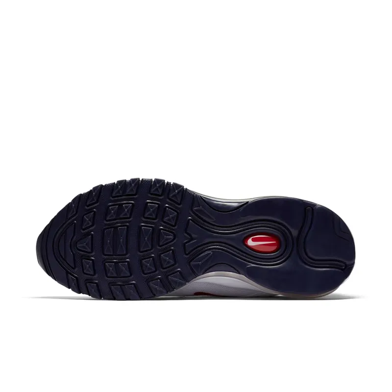 Nike Air Max 97 Red Crush (W) White/Red Crush-Blackened Blue (921733-102)