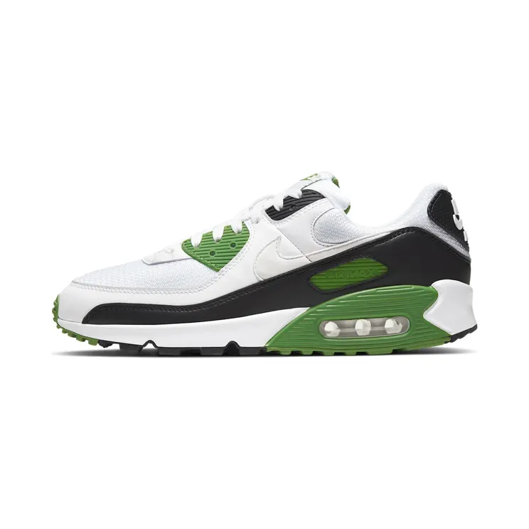 Nike Air Max 90 ‘Chlorophyll’ “White / Chlorophyll / Black” (CT4352-102)