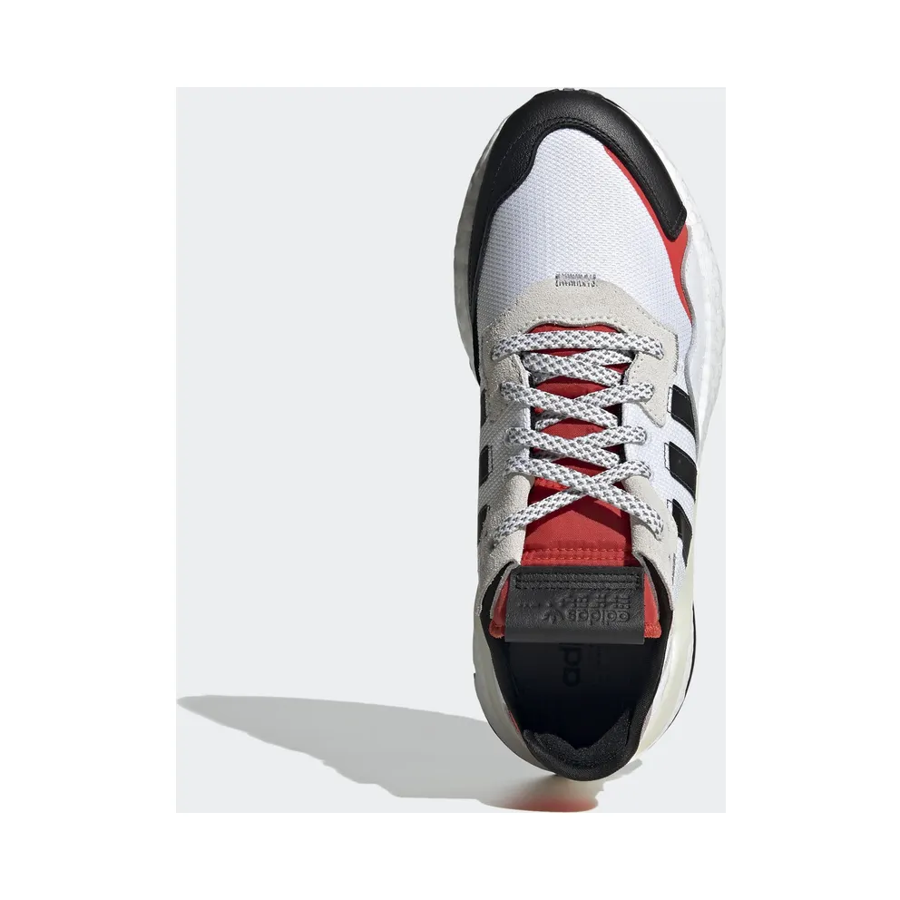 adidas Nite Jogger White Black Red Cloud White/Core Black/Hi-Res Red (EH1293)