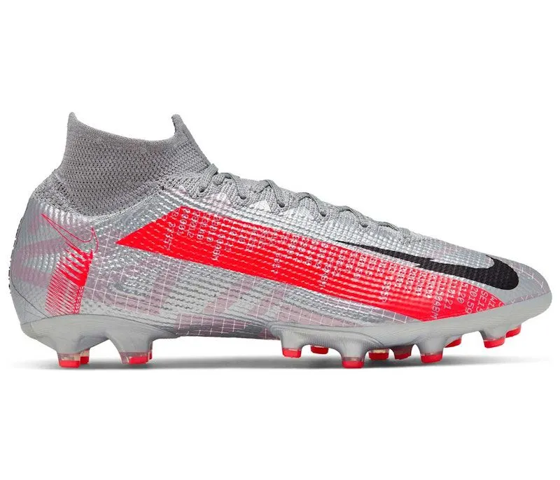 Nike Superfly 7 Elite AG Pro Metallic Grey Crimson (AT7892-906)